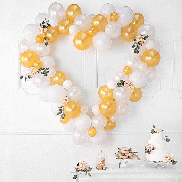 PD BALOANE Strong Balloons 27cm, Metallic Gold, 50/set SB12M-019-50 [5]