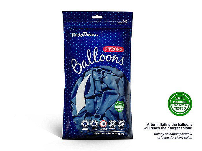 PD BALOANE Strong Balloons 27cm, Pastel Cornflower Blue, 10/SET SB12P-001-10 [2]