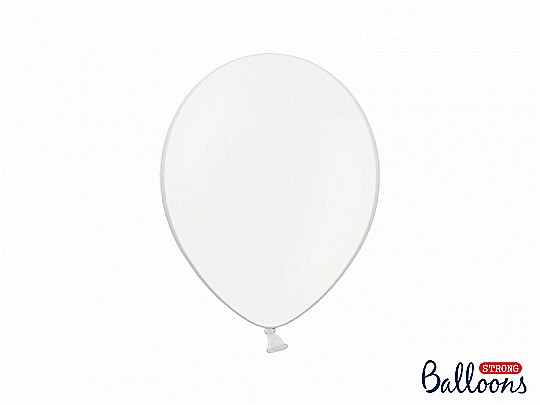 PD BALOANE Strong Balloons 27cm, Pastel Pure White, 10/SET SB12P-008-10 [1]