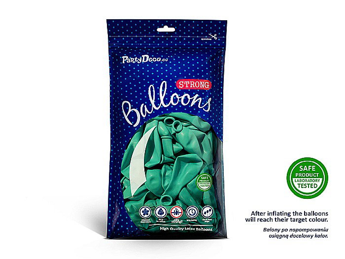 PD BALOANE Strong Balloons 27cm, Pastel Aquamarine, 10/SET SB12P-083A-10 [2]