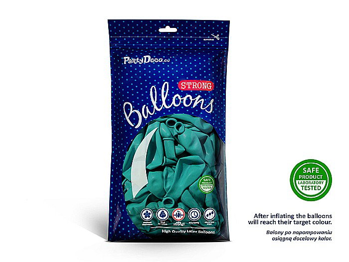 PD BALOANE Strong Balloons 27cm, Pastel Lagoon Blue, 10/SET SB12P-083L-10 [2]