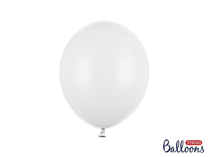 PD BALOANE Strong Balloons 27cm, Pastel Pure White, 50/set SB12P-008-50 [1]
