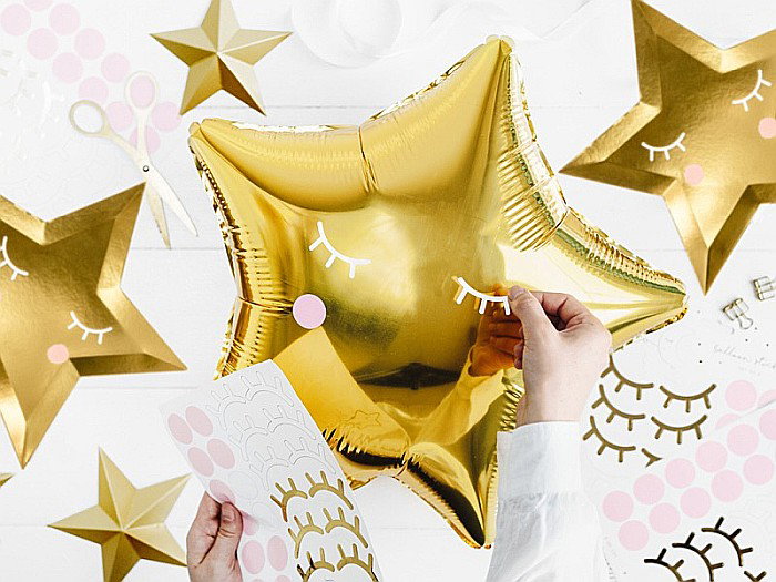 PD BALON FOLIE DE ALUMINIU Star, 48cm, gold FB3M-019 [4]