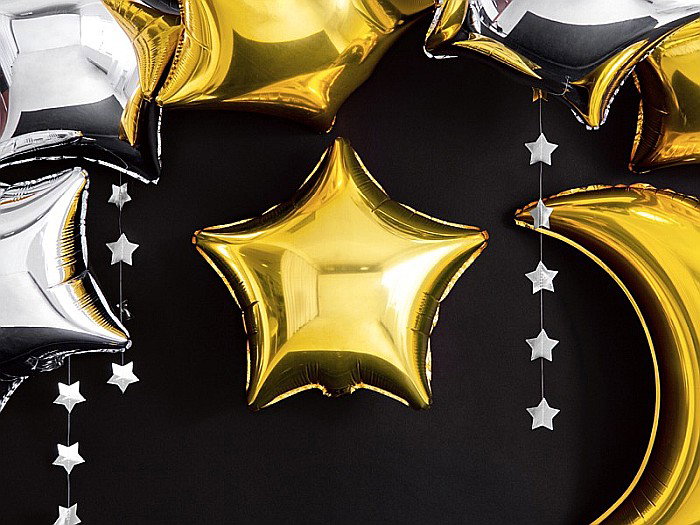 PD BALON FOLIE DE ALUMINIU Star, 48cm, gold FB3M-019 [6]