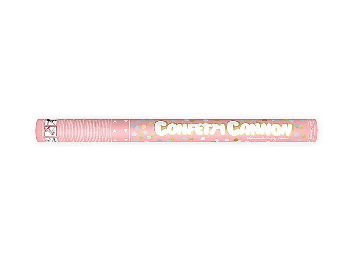 PD CONFETTI, Confetti cannon with circles, 60cm TUKK60-018-19 [1]
