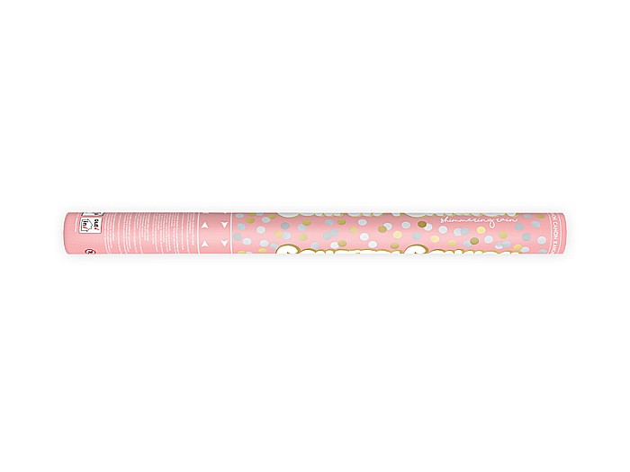 PD CONFETTI, Confetti cannon with circles, 60cm TUKK60-018-19 [2]