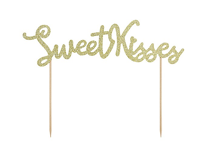 PD DECORATIUNI PENTRU TORT Sweet Love - Sweet kisses, 16.5cm KPT24-019B [1]