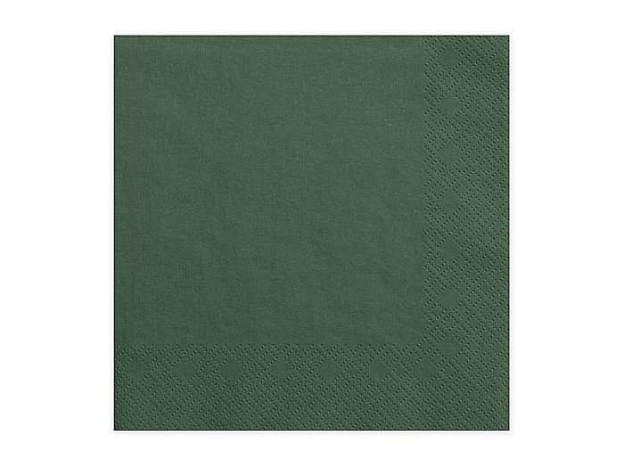 PD SERVETELE HARTIE 33*33CM VERDE 20/SET SP33-1-012B [1]
