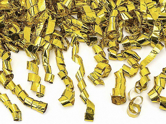 PD CONFETTI, Confetti cannon, with streamers, gold, 40cm TUKSE40-019M [3]