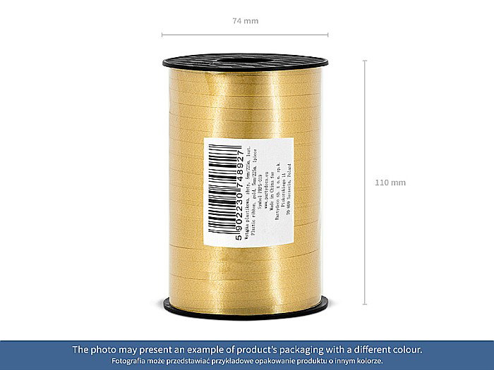 PD RAFIE ribbon, white, 5mm/225m PRP5-008 [2]