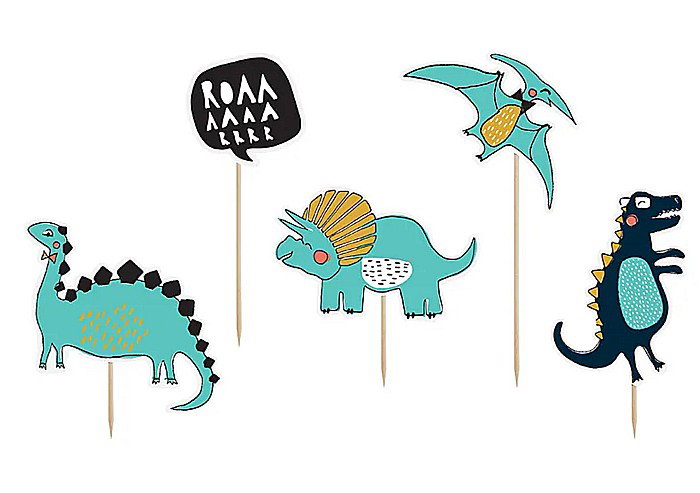 PD DECORATIUNI PENTRU TORT Dinosaurs, 10,5-20cm 5/set KPT31 [1]