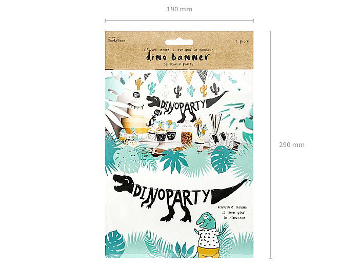 PD BANNER Dinosaurs - Dino Party, 20x90 cm GRL40 [5]
