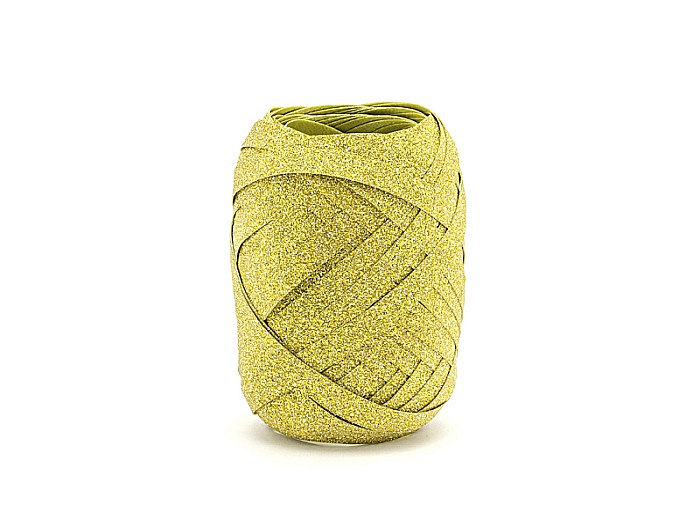 PD PANGLICA PLASTIC ribbon, gold, 5mm/10m PRB5-10-019 [1]