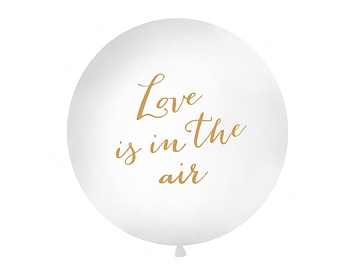 PD BALON Giant Balloon 1m, Love is in the air, white OLBON10D-008-019 [1]