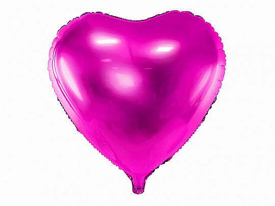 PD BALON FOLIE ALUMINIU Heart, 45cm, dark pink FB9M-006 [1]