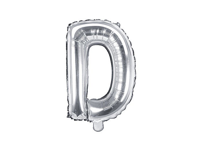 PD BALON FOLIE ALUMINIU Letter "D", 35cm, silver FB2M-D-018 [1]