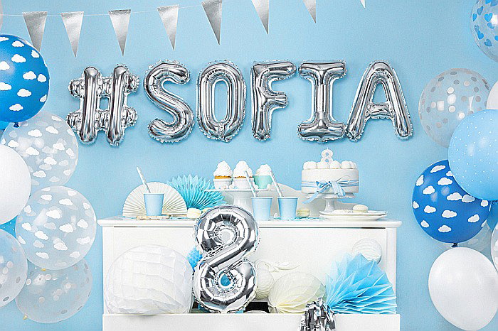 PD BALON FOLIE ALUMINIU Letter "F", 35cm, silver FB2M-F-018 [2]
