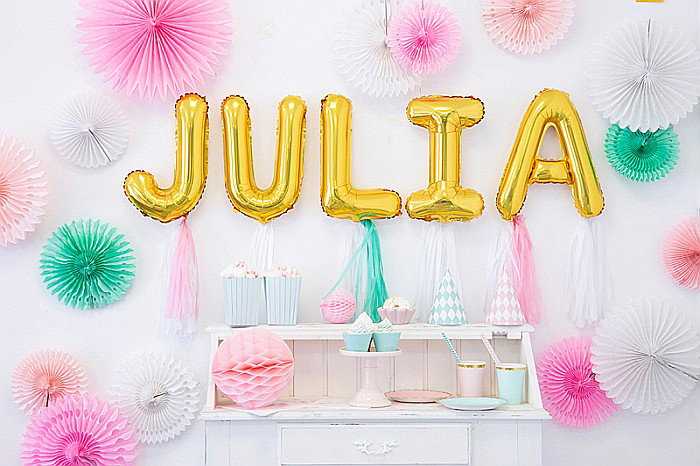 PD BALON FOLIE ALUMINIU Letter "J", 35cm, gold FB2M-J-019 [2]