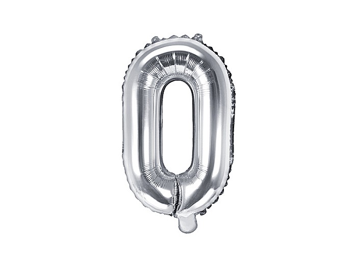 PD BALON FOLIE ALUMINIU Letter "O", 35cm, silver FB2M-O-018 [1]