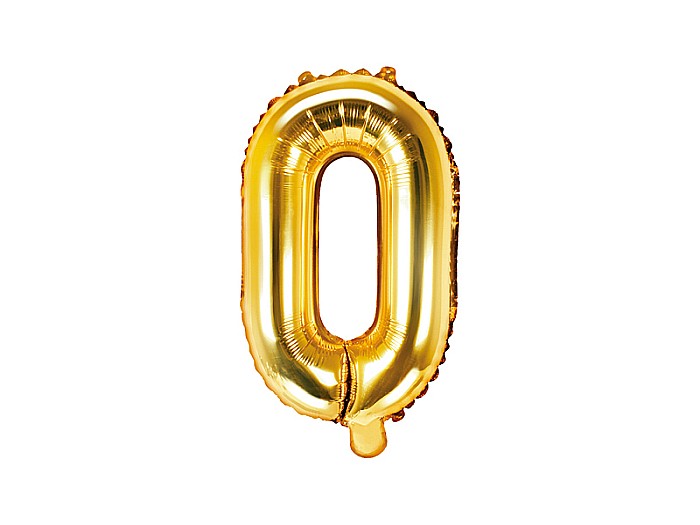PD BALON FOLIE ALUMINIU Letter "O", 35cm, gold FB2M-O-019 [1]