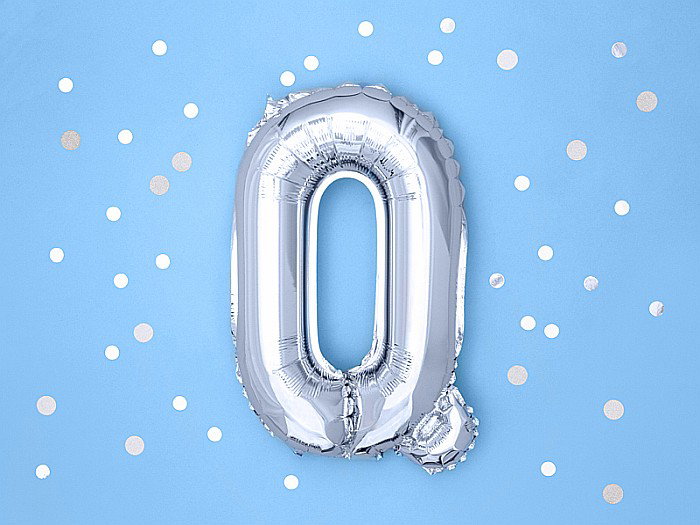 PD BALON FOLIE ALUMINIU Letter "Q", 35cm, silver FB2M-Q-018 [2]