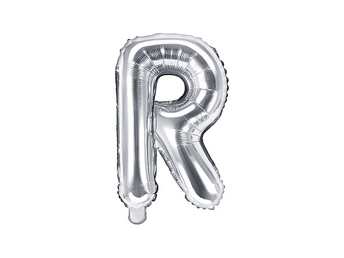 PD BALON FOLIE ALUMINIU Letter "R", 35cm, silver FB2M-R-018 [1]