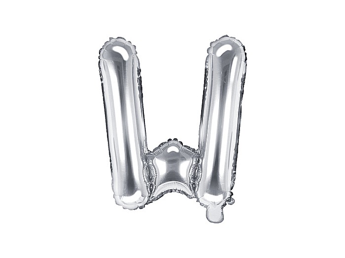 PD BALON FOLIE ALUMINIU Letter "W", 35cm, silver FB2M-W-018 [1]
