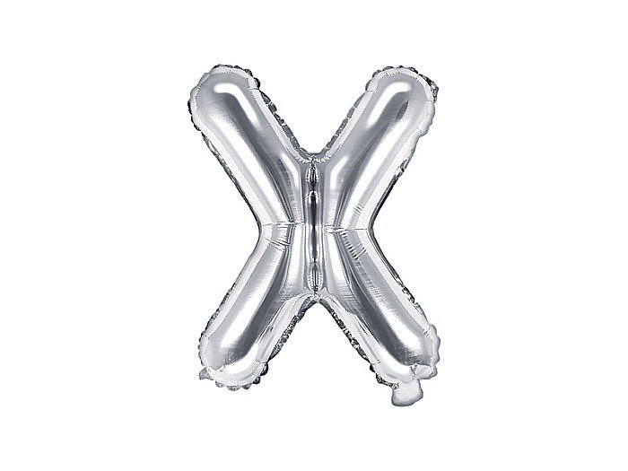 PD BALON FOLIE ALUMINIU Letter "X", 35cm, silver FB2M-X-018 [1]