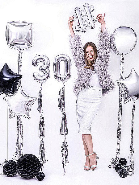 PD BALON FOLIE ALUMINIU Number "0", 35cm, silver FB10M-0-018 [2]