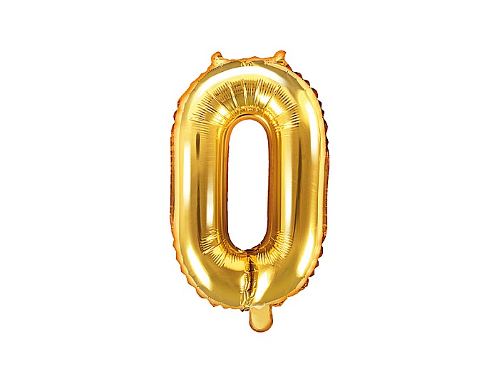 PD BALON FOLIE ALUMINIU Number "0", 35cm, gold FB10M-0-019 [1]