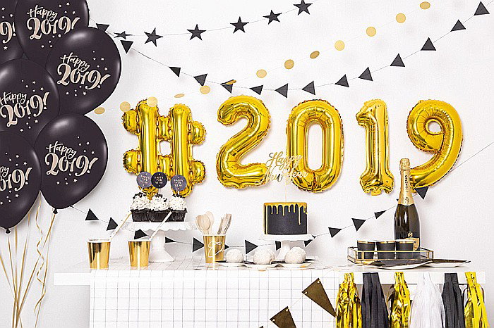 PD BALON FOLIE ALUMINIU Number "2", 35cm, gold FB10M-2-019 [2]