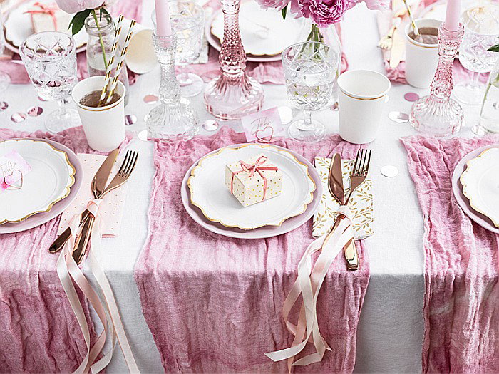 PD SUPORT NUMERE MASA, Place card holders Hearts, rose gold, 2.5 cm 10/SET PCH1-019R [3]