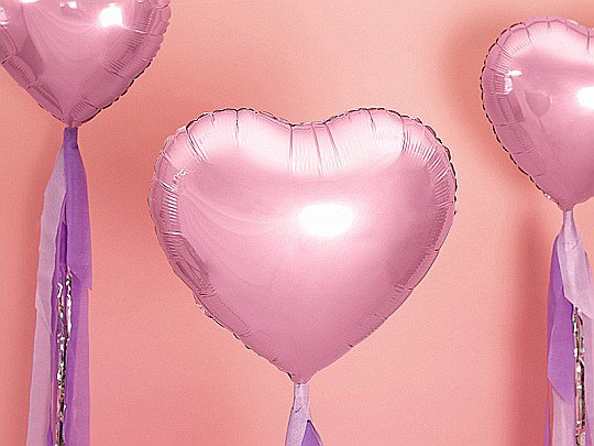 PD BALON FOLIE ALUMINIU Heart, 45cm, light pink FB9M-081J [2]