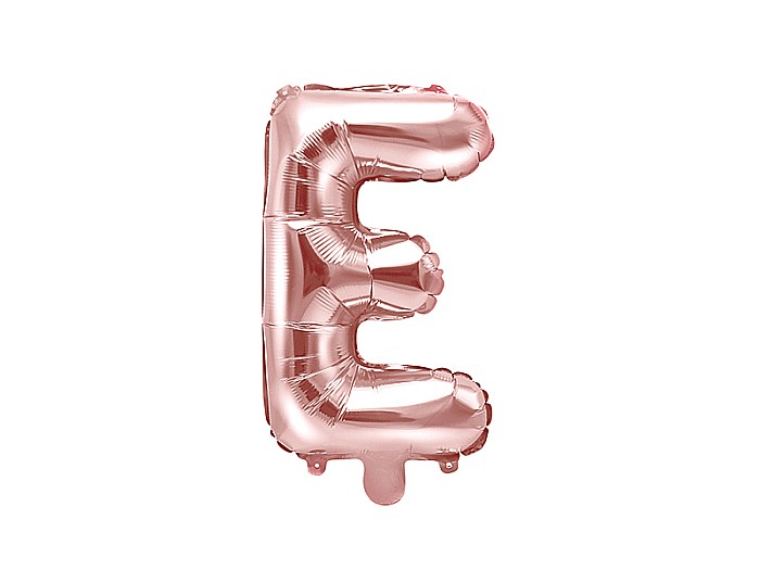 PD BALON FOLIE ALUMINIU Letter "E", 35cm, rose gold FB2M-E-019R [1]