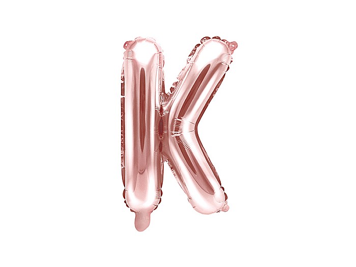 PD BALON FOLIE ALUMINIU Letter "K", 35cm, rose gold FB2M-K-019R [1]