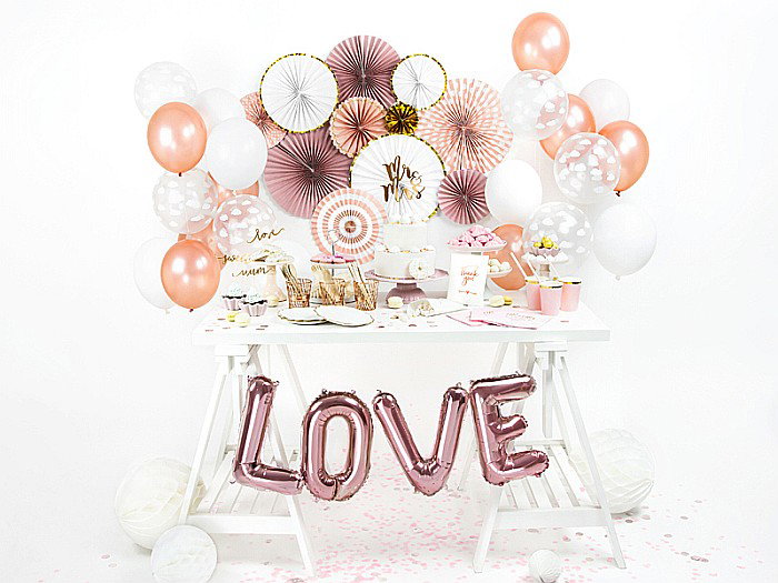 PD BALON FOLIE ALUMINIU Letter "O", 35cm, rose gold FB2M-O-019R [2]