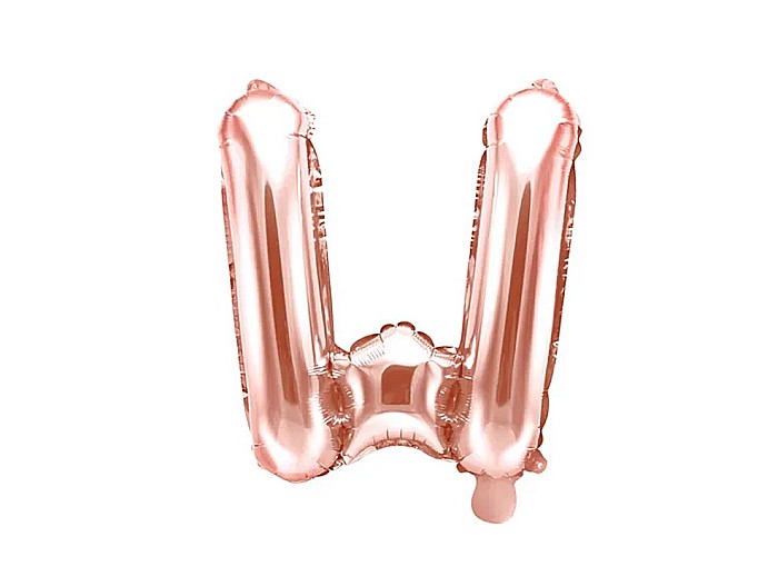PD BALON FOLIE ALUMINIU Letter ''W'',35cm, rose gold FB2M-W-019R [1]