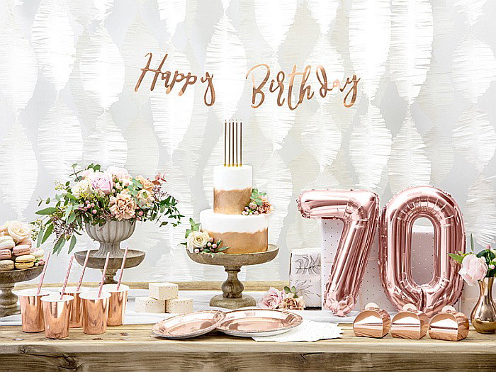 PD BALON FOLIE ALUMINIU Number "7", 35cm, rose gold FB10M-7-019R [3]