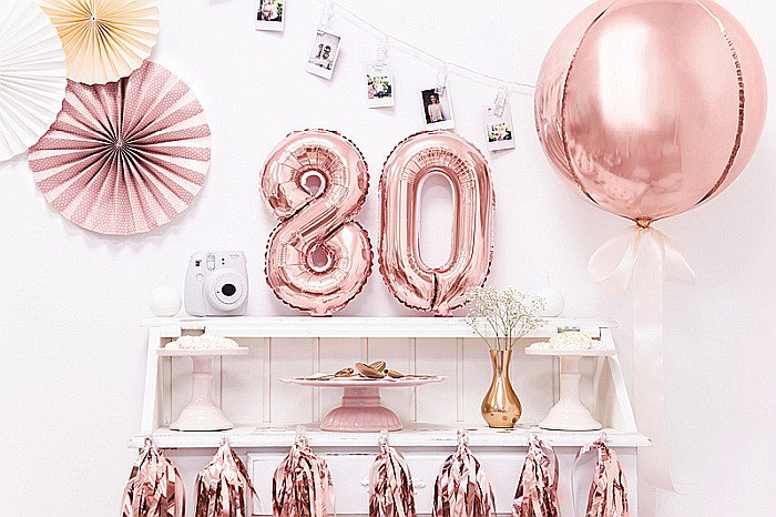 PD BALON FOLIE ALUMINIU Number "8", 35cm, rose gold FB10M-8-019R [3]