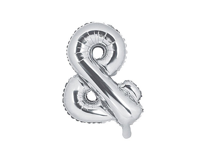 PD BALON FOLIE ALUMINIU &, 35cm, silver FB11M-018 [1]