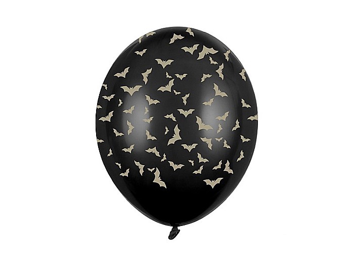 PD BALOANE Balloons 30cm, Bats, Pastel Black 6/set SB14P-292-010-6 [1]