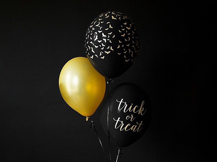 PD BALOANE Balloons 30cm, Bats, Pastel Black 6/set SB14P-292-010-6 [2]