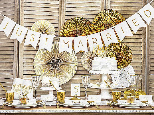 PD SUPORT NUMERE MASA, Place card holder, gold, 4cm PCH2-4-019 [5]