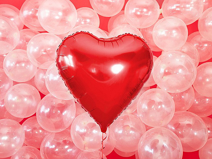 PD BALON FOLIE ALUMINIU Heart, 61cm, red FB23M-007 [4]