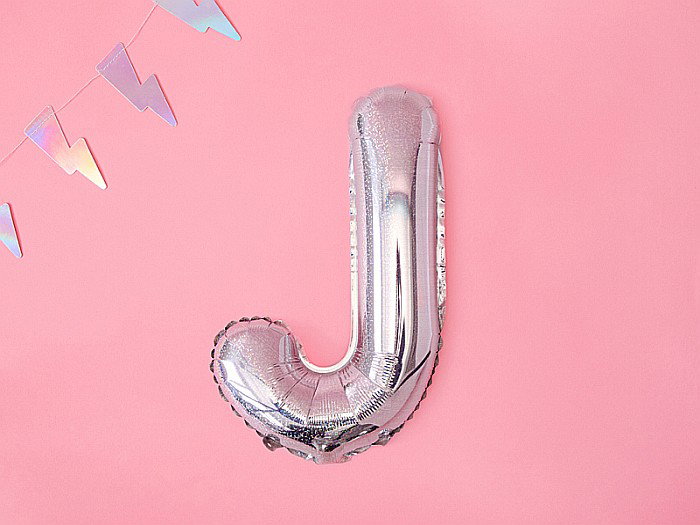 PD BALON FOLIE ALUMINIU Letter "J", 35cm, holographic FB2H-J-018 [2]