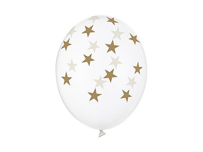 PD BALOANE Strong Balloons 30cm star cristal clear 6/set sb14c-257-099g-6 [1]