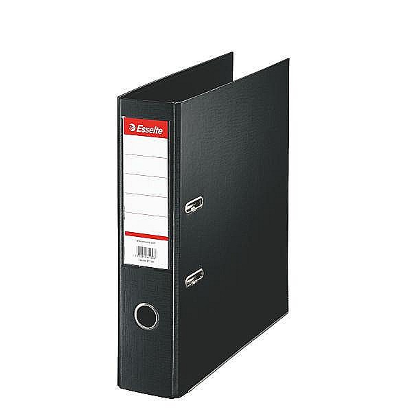 BIBLIORAFT PLASTIFIAT ESSELTE 7.5CM NEGRU ES11257 [1]