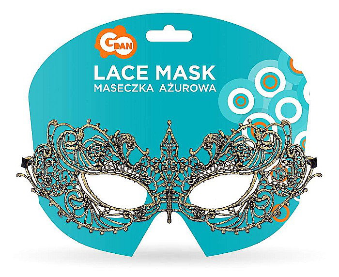 GOD MASCA PARTY GOLD MAGIC 20.5*7.5CM DANTELA MAZM-YH [3]