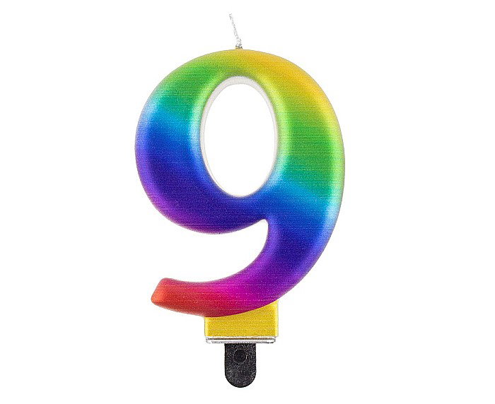 GOD LUMANARI TORT Number 9, galaxy, 8cm PF-SCG9 [1]