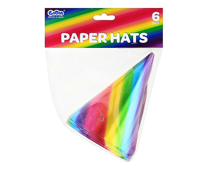 GOD COIF DIN CARTON Rainbow Metallic, 15cm 6/SET PF-CPTE [2]